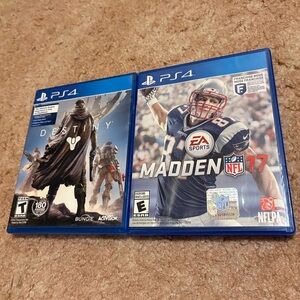 PS4 Game Lot - Madden 17 + Destiny